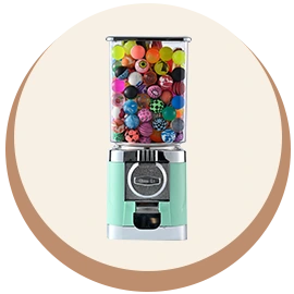 Square-shaped Gashapon Machine