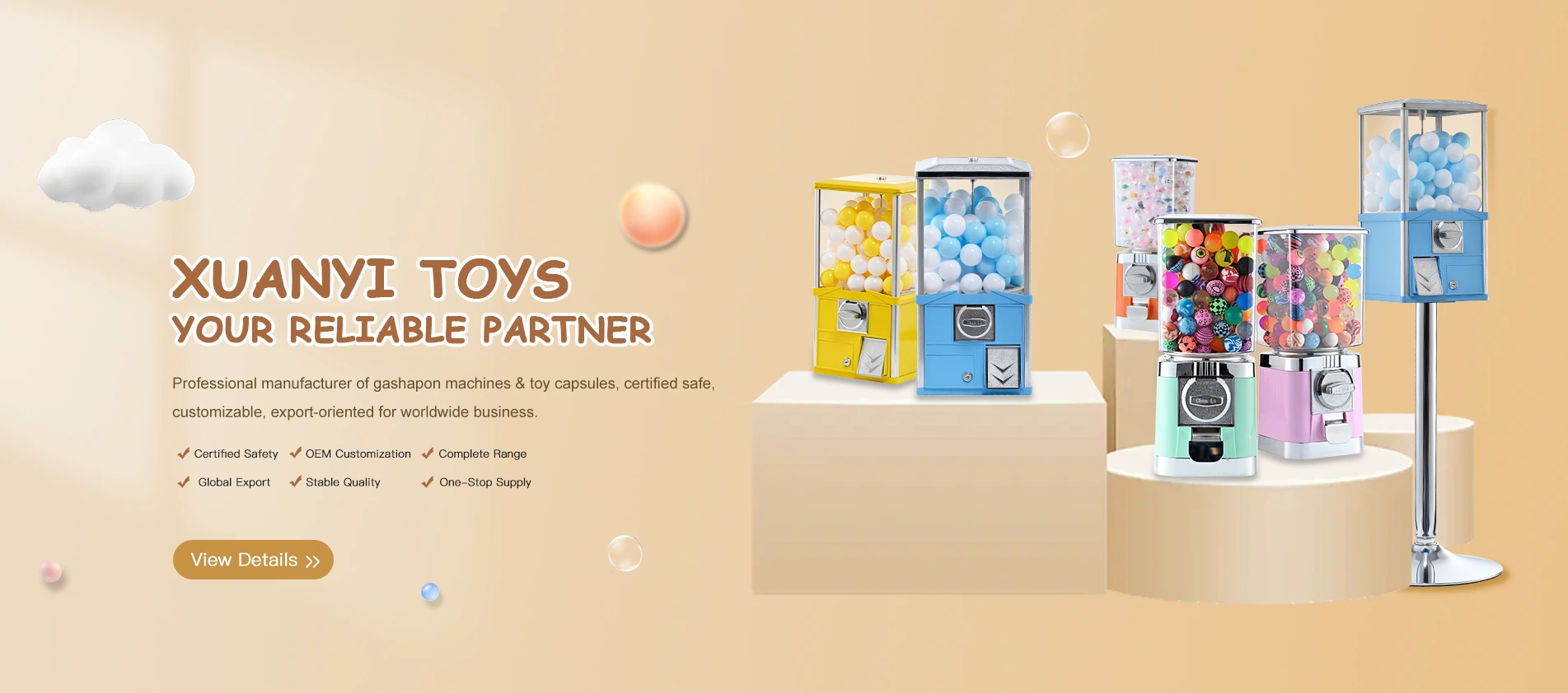 Square-Shaped Gashapon Machine Manufacturer