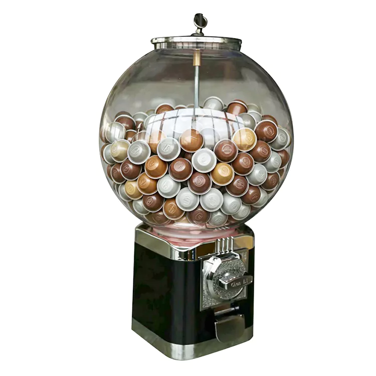 Circular Coffee Capsule Gashapon Machine